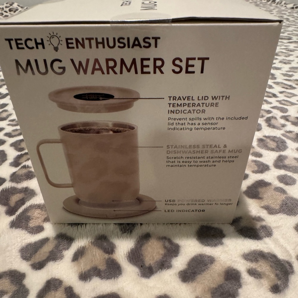 Tech Enthusiast Mug Warmer Set - White Mug & Base - Picture 5 of 5